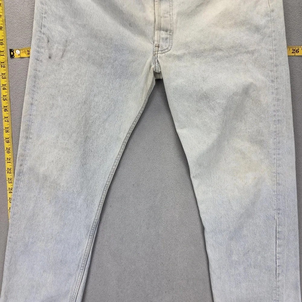 Vintage Levis 501 Jeans Mens Blue Straight Made‎ In USA Button Fly Fits 32x29